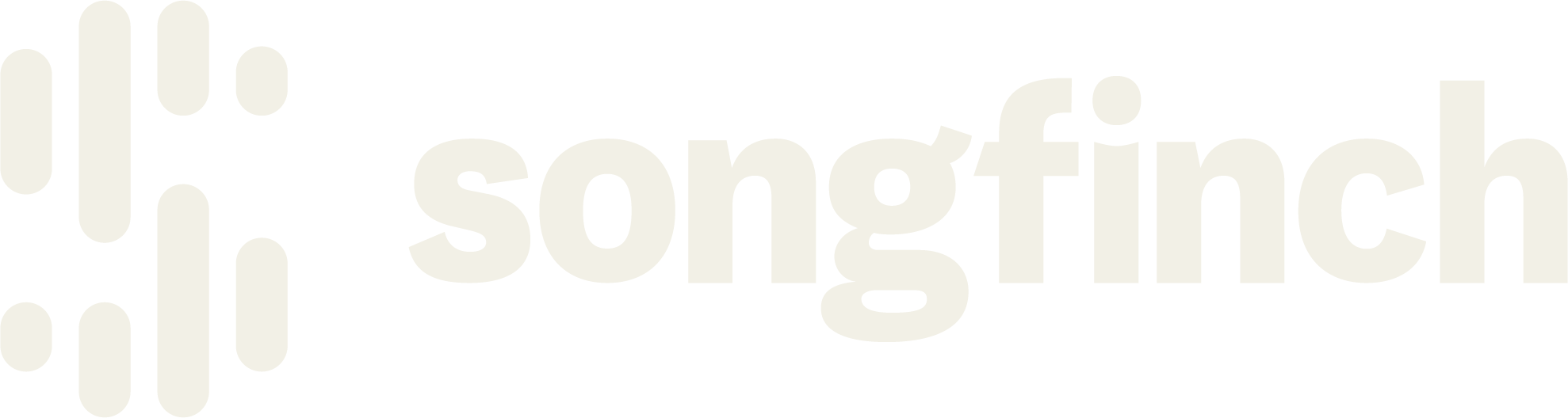 Songfinch logo transparent off white